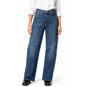 High Waist Straight Leg Denim Jeans - Image 2