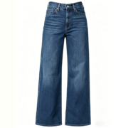 High Waist Straight Leg Denim Jeans