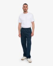 Organic Twill Pants - Navy Blue - Image 6