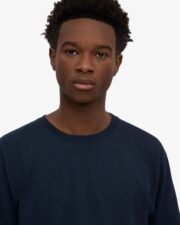 Classic Organic Tee - Navy Blue - Image 7